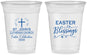 Custom Easter 16 oz Soft Sided Clear Cups - Easter Blessings Church | 210029