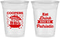 Custom 4th Of July 16 oz Soft Sided Clear Cups - Eat Drink Patriotic | 220002