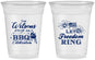 Custom 4th Of July 16 oz Soft Sided Clear Cups - Bbq Fireworks | 220009