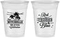 Custom 4th Of July 16 oz Soft Sided Clear Cups - Beach Stars Stripes | 220020