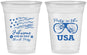 Custom 4th Of July 16 oz Soft Sided Clear Cups - Party In The Usa | 220023