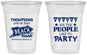 Custom 4th Of July 16 oz Soft Sided Clear Cups - We The People | 220025
