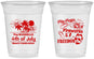 Custom 4th Of July 16 oz Soft Sided Clear Cups - Fireworks Beach | 220026