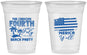 Custom 4th Of July 16 oz Soft Sided Clear Cups - Beach Merica Yall | 220027