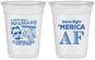 Custom 4th Of July 16 oz Soft Sided Clear Cups - Merica Af | 220031