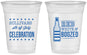 Custom 4th Of July 16 oz Soft Sided Clear Cups - Red White Booze | 220043