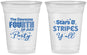 Custom 4th Of July 16 oz Soft Sided Clear Cups - Stars Stripes | 220047