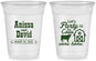 Custom Wedding 16 oz Soft Sided Clear Cups - Party Til The Cows Come Home | 222