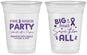 Custom Awareness 16 oz Soft Sided Clear Cups - Pink Ribbon | 230004