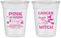 Custom Awareness 16 oz Soft Sided Clear Cups - Wrong Witch | 230010