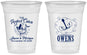 Custom Wedding 16 oz Soft Sided Clear Cups - The Perfect Catch | 232