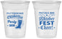 Custom Oktoberfest 16 oz Soft Sided Clear Cups - Pretzel | 240001
