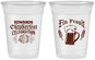 Custom Oktoberfest 16 oz Soft Sided Clear Cups - Ein Prosit | 240002