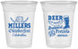 Custom Oktoberfest 16 oz Soft Sided Clear Cups - Bratwurst Pretzels | 240007