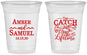 Custom Wedding 16 oz Soft Sided Clear Cups - Catch Of A Lifetime Lobster | 245