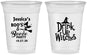 Custom Halloween 16 oz Soft Sided Clear Cups - Drink Up Witches | 250001