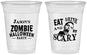 Custom Halloween 16 oz Soft Sided Clear Cups - Eat Drink Be Scary | 250003