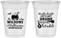Custom Halloween 16 oz Soft Sided Clear Cups - Witch | 250011