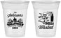 Custom Halloween 16 oz Soft Sided Clear Cups - Skellawasted Skeleton | 250014