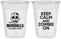 Custom Halloween 16 oz Soft Sided Clear Cups - Zombie | 250018
