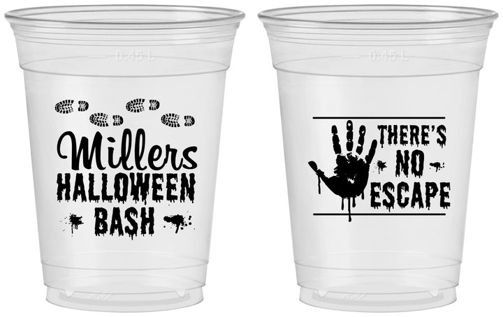 Custom Halloween 16 oz Soft Sided Clear Cups - Zombie | 250025