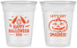 Custom Halloween 16 oz Soft Sided Clear Cups - Lets Get Smashed | 250036