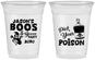 Custom Halloween 16 oz Soft Sided Clear Cups - Ghost Boo | 250042