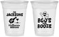 Custom Halloween 16 oz Soft Sided Clear Cups - Boos And Booze | 250047