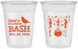 Custom Halloween 16 oz Soft Sided Clear Cups - Skeleton | 250052