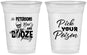 Custom Halloween 16 oz Soft Sided Clear Cups - Boos And Booze | 250054