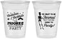 Custom Halloween 16 oz Soft Sided Clear Cups - Skeleton | 250057