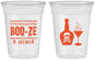 Custom Halloween 16 oz Soft Sided Clear Cups - Booze Wine | 250060