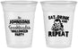 Custom Halloween 16 oz Soft Sided Clear Cups - Dracula | 250062