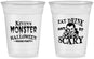 Custom Halloween 16 oz Soft Sided Clear Cups - Eat Drink Be Scary | 250063