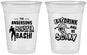Custom Halloween 16 oz Soft Sided Clear Cups - Eat Drink Be Scary | 250070