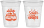 Custom Halloween 16 oz Soft Sided Clear Cups - Spooks Spirits | 250072