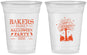 Custom Halloween 16 oz Soft Sided Clear Cups - Graveyard Shift | 250076