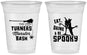 Custom Halloween 16 oz Soft Sided Clear Cups - Eat Drink Be Spooky | 250077