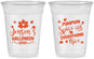 Custom Halloween 16 oz Soft Sided Clear Cups - Pumpkin | 250080