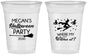 Custom Halloween 16 oz Soft Sided Clear Cups - Where My Witches At | 250086