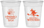 Custom Halloween 16 oz Soft Sided Clear Cups - Witches | 250092