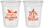 Custom Halloween 16 oz Soft Sided Clear Cups - Drink Up Witches | 250096