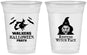 Custom Halloween 16 oz Soft Sided Clear Cups - Resting Witch Face | 250099