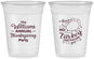 Custom Thanksgiving 16 oz Soft Sided Clear Cups - Turkey | 260005