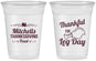 Custom Thanksgiving 16 oz Soft Sided Clear Cups - Leg Day | 260033