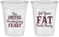 Custom Thanksgiving 16 oz Soft Sided Clear Cups - Fat Pants Ready | 260045