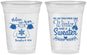 Custom Wedding 16 oz Soft Sided Clear Cups - Christmas Sweater | 265