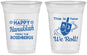 Custom Hanukkah 16 oz Soft Sided Clear Cups - Dreidel | 270001