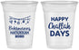 Custom Hanukkah 16 oz Soft Sided Clear Cups - Challah Days | 270003
