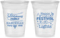Custom Hanukkah 16 oz Soft Sided Clear Cups - Festival Of Lights | 270006